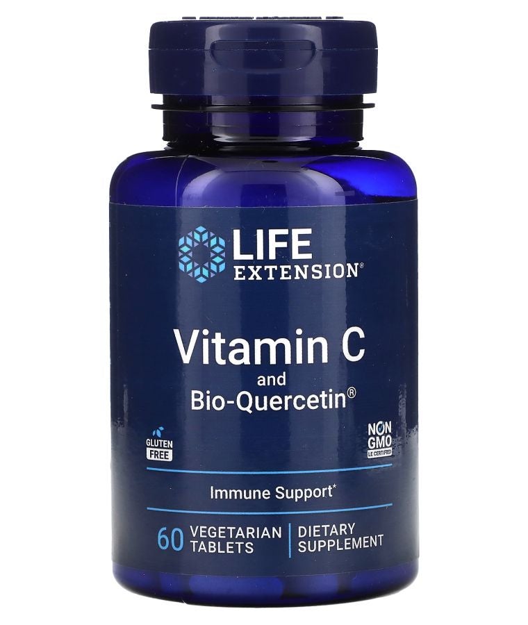 Vitamin C and Bio-Quercetin 60 Vegetarian Tablets