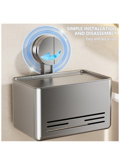Generic Wall Mounted Tissue Holder Paper Towel Holder Suction Cup Bathroom Tissue Box Roll Paper Dispenser Bathroom Accessory  - Image 4