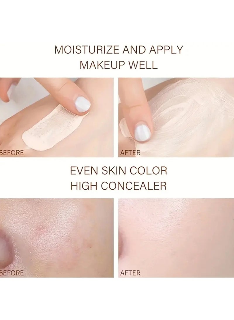 Pre-Makeup Cream Long-lasting And Shiny Concealer Moisturizing Invisible Pore Primer - Image 3