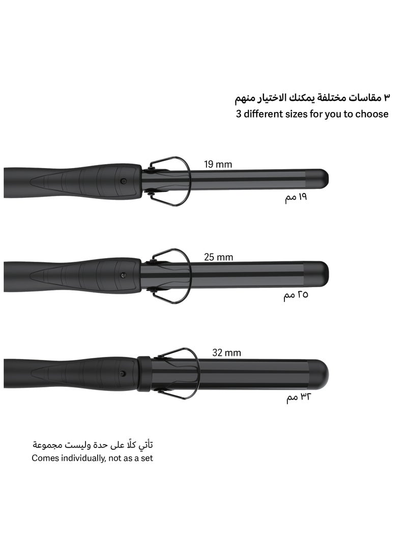 La belle - Curly Auto Hair Curler Black - Image 1
