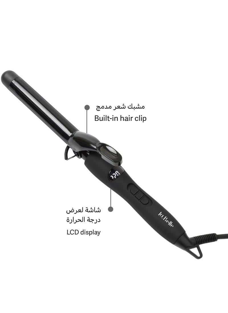 La belle - Curly Auto Hair Curler Black - Image 1