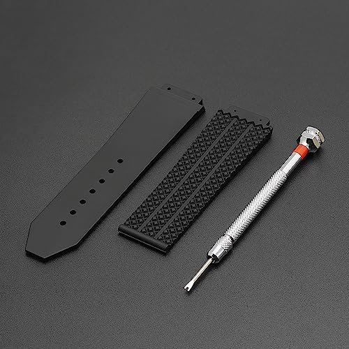 SANDEIN 25mm Watch Band Compatible with Big Bang Soft Silicone Rubber Replacement Watch Straps - Image 3