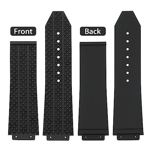 SANDEIN 25mm Watch Band Compatible with Big Bang Soft Silicone Rubber Replacement Watch Straps - Image 2