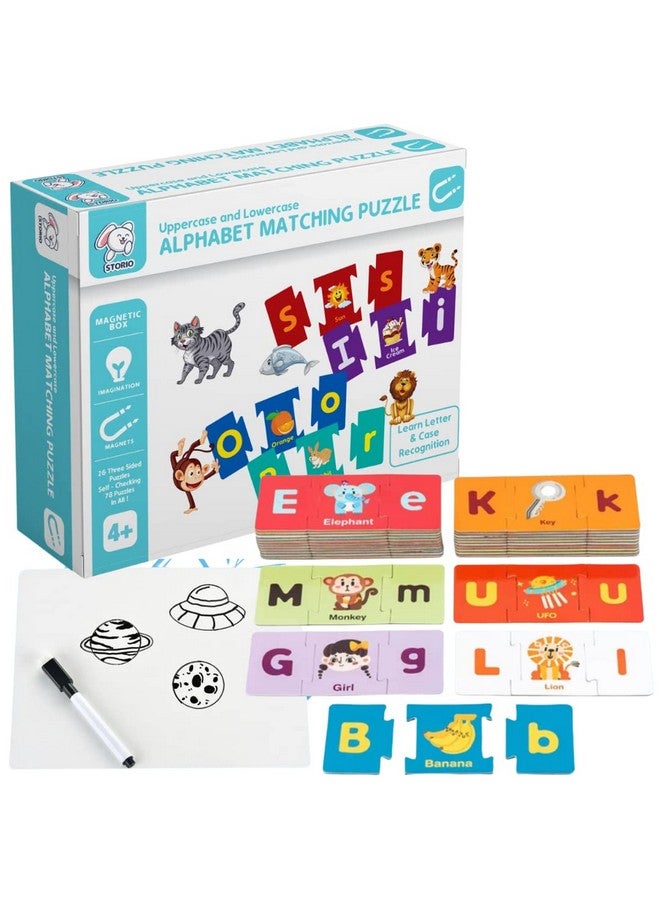 ستوريو لعبة مطابقة الحروف الأبجدية المغناطيسية من ستوريو للأطفال، متعددة الألوان - Image 1