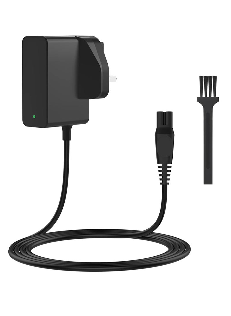 شاحن ماكينة الحلاقة 15 فولت لمحول طاقة فيليبس HQ8505، سلسلة ماكينة الحلاقة متعددة العريس من فيليبس 3000/5000/7000/9000 Norelco QG، BG، HQ، RQ، XL، XLCC، X، HS، QC، QS، سلك طاقة إمداد سلسلة PT - Image 1