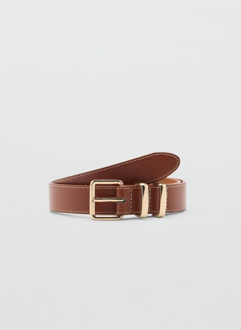 مانجو Square Buckle Belt