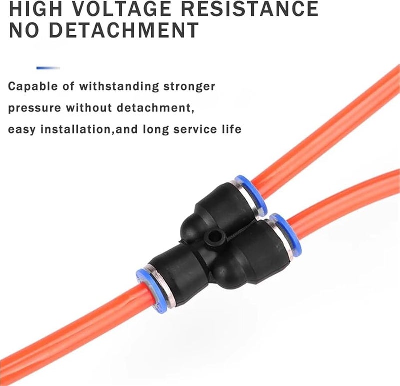 تركيبات سريعة التوصيل الهوائية 100 قطعة وصلة هوائية نوع Y PY4 PY6 PY8 PY10 PY12 PY14 لون PW12 10 - Image 5