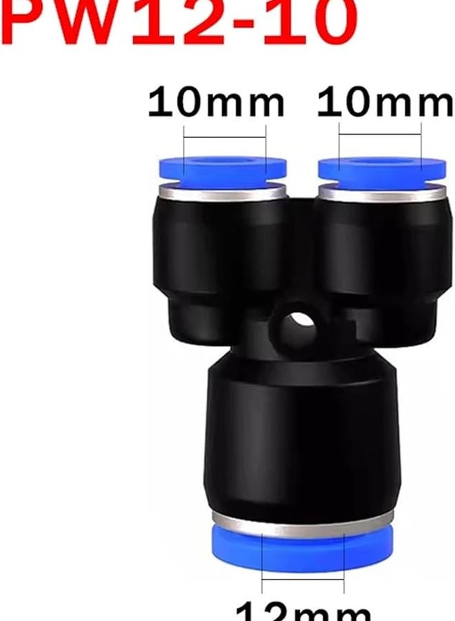 تركيبات سريعة التوصيل الهوائية 100 قطعة وصلة هوائية نوع Y PY4 PY6 PY8 PY10 PY12 PY14 لون PW12 10 - Image 3