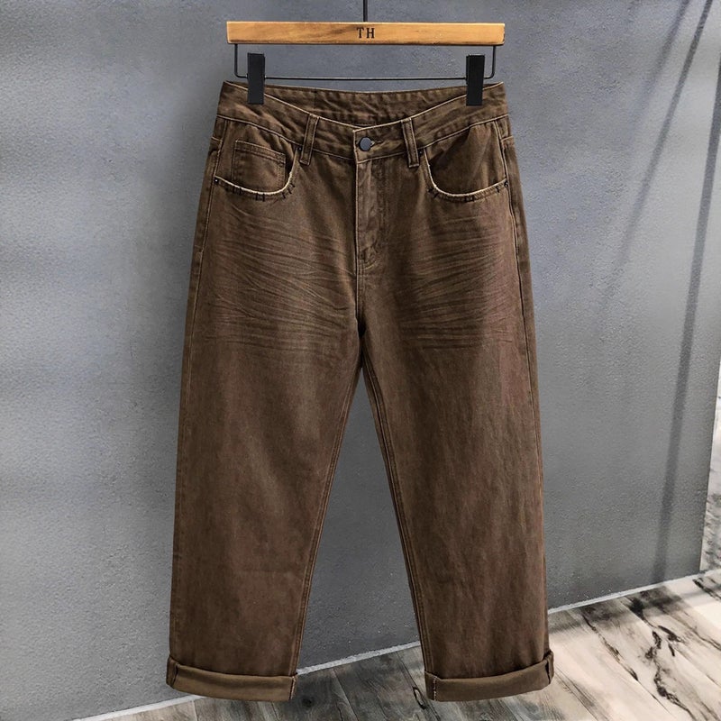 Unisex Classic Denim Jeans Loose Fit Daily Outdoor Wear - Image 2
