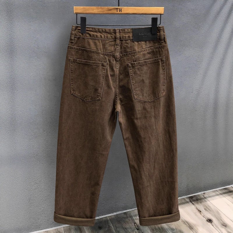Unisex Classic Denim Jeans Loose Fit Daily Outdoor Wear - Image 3