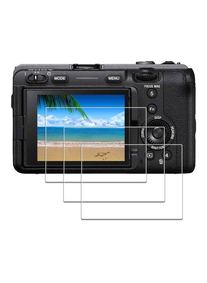 iDaPro Screen Protector for Sony Alpha FX30 Cinema Camera[3 Pack] Tempered Glass Easy Installation - Image 1