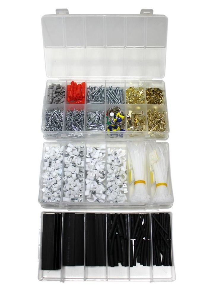 ISMA Multifunctional Tool Kit 1500 pcs for DIY Home and Office in a Table-Case - Image 2
