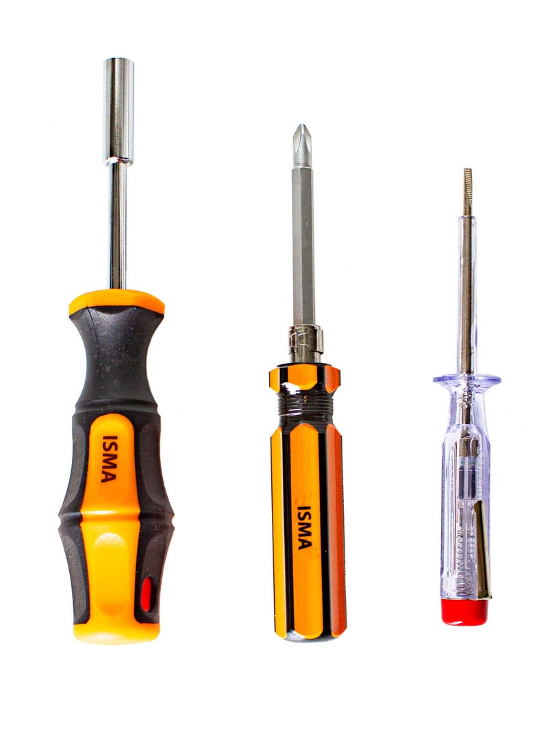 ISMA Multifunctional Tool Kit 1500 pcs for DIY Home and Office in a Table-Case - Image 5