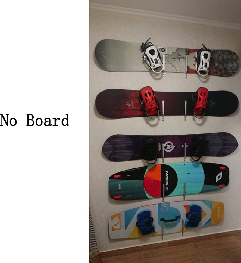 YYST Snowboard Storage Rack Wall Mount Wall Holder - Hardware Included-Hold 2 Boards - Image 4