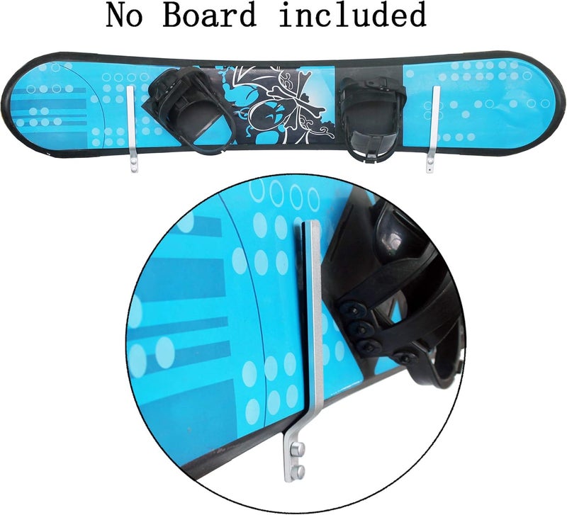 YYST Snowboard Storage Rack Wall Mount Wall Holder - Hardware Included-Hold 2 Boards - Image 3