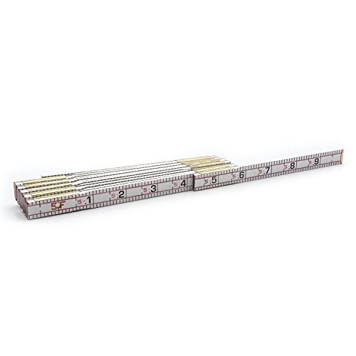 Lufkin قانون خشبي كريسنت لوفكين، 5/8X6'، إنجليزي أحمر، أسود - 1066DLN - Image 3