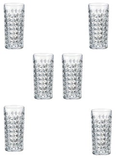 Happy Home 7 Piece Set 1.6L Iced Beverage Glass Pitcher with 6 Cups - Clear  - Image 3