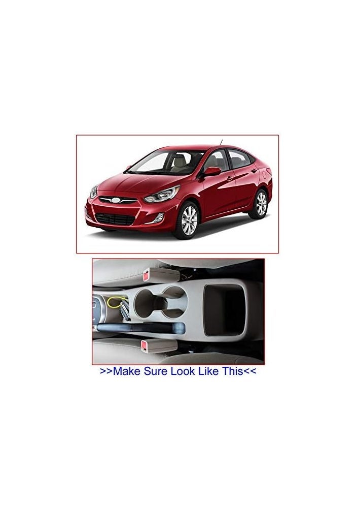 QASULER Car Armrest Center Console for Hyundai Accent - Image 4