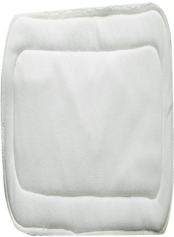 Crawl'in Unisex Baby Diaper Insert Pad - 4 Layer Mircofiber Reusable And Washable Cloth Diaper Liner Pad for Small Toddler and Newborn Babies, Age 0-24 Months, White (Pack of 9) - Image 2
