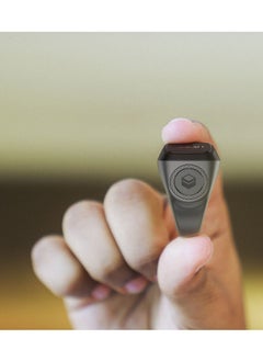 iQIBLA Smart Tasbih Zikr Metal Ring 20MM Graphite  - Image 4