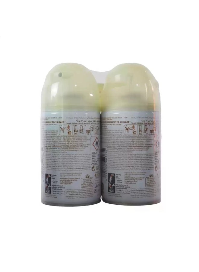 Air Wick Freshmatic Autospray Refill With Oud, Continuous Freshness And Odor Neutralization- 2X250ml - Image 2