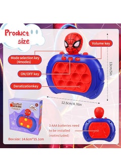 Generic Electronic Pop-Up Toy, Fidget-Style Speed Pop-Up For Children And Adults, Spider-Man, Package Shape May Vary  - Image 2