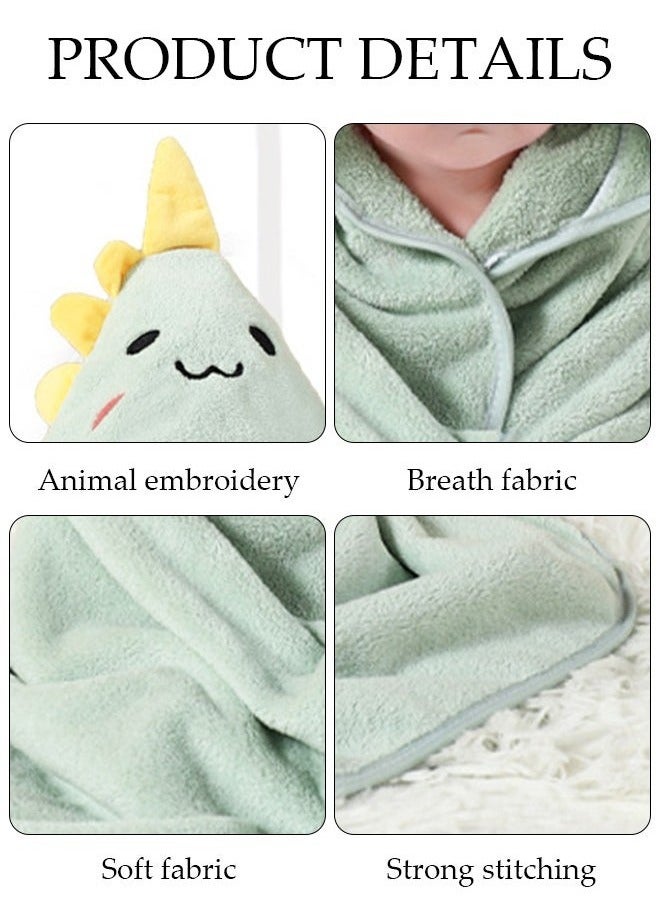 Baby Bath Towels Newborn Hooded Baby Towel Ultra Absorbent and Soft Cotton Hooded Washcloth for Baby Toddler Infant Unisex Hooded Baby Bath Towel  - Image 2