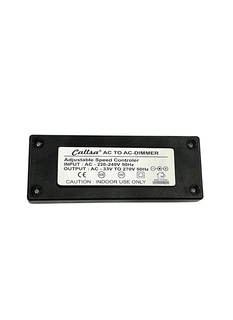 Callsa Callsa AC Dimmer Adjustable Speed Regulator for Home Appliances AC 220V 1000W It is suitable for use with lamps electric furnaces water heater angle grinders and Many More Home Appliances  - Image 2