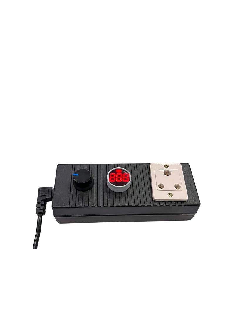 Callsa Callsa AC Dimmer Adjustable Speed Regulator for Home Appliances AC 220V 1000W It is suitable for use with lamps electric furnaces water heater angle grinders and Many More Home Appliances  - Image 4