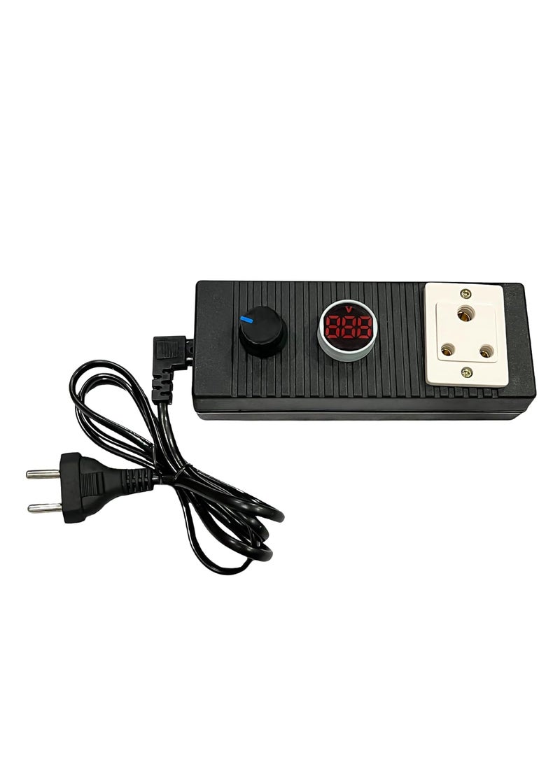 Callsa Callsa AC Dimmer Adjustable Speed Regulator for Home Appliances AC 220V 1000W It is suitable for use with lamps electric furnaces water heater angle grinders and Many More Home Appliances  - Image 1