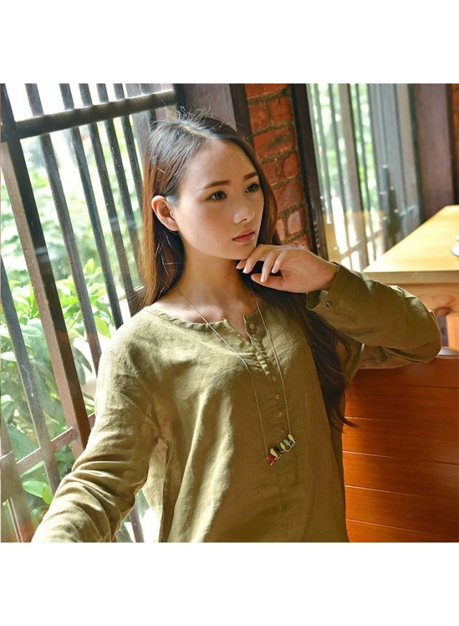 Goolsky Enamel Bird Tree Branch Pendant Necklace for Women – Long Sweater Chain, Enamel Bird & Branch Design Anti-Tarnish, Winter/Sweater Outfits Daily Wear - Image 3