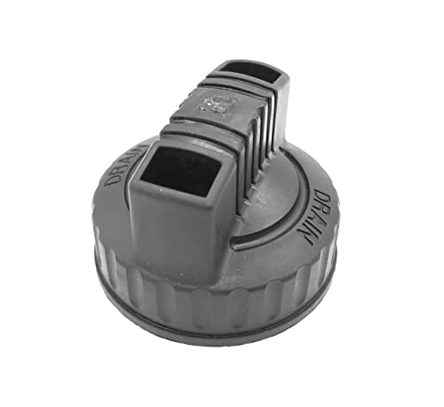 Tolxh Replacement Part New Drain Cap Wet/Dry Vacs Shop Vacuums #73185 for Workshop - Image 2