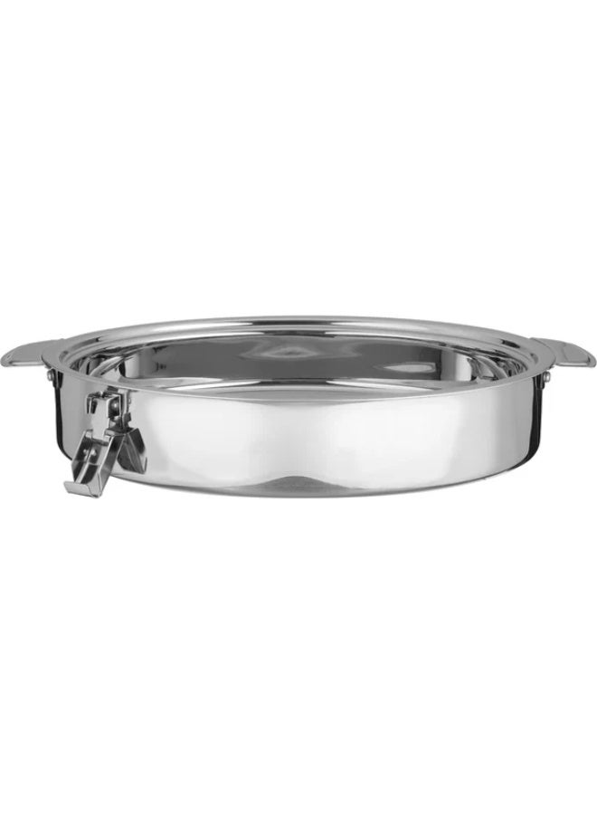 Al Qiddiya Stainless Steel Food Container, 5 Liters - Silver - Image 3