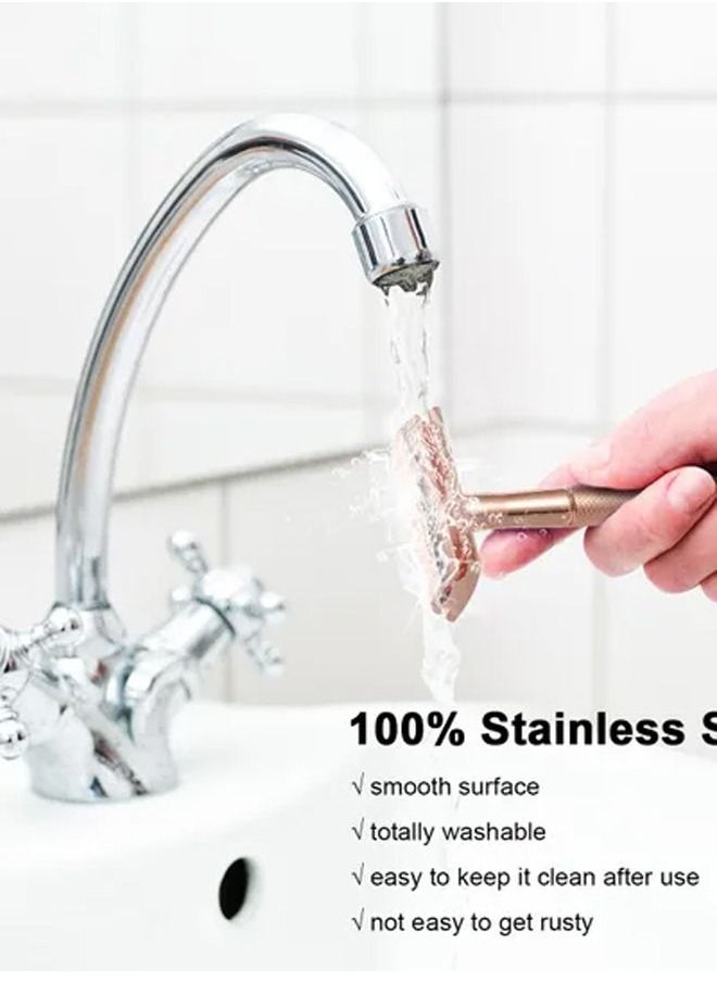 NKX Stainless Steel Double Edge Shaving Razor  - Image 3
