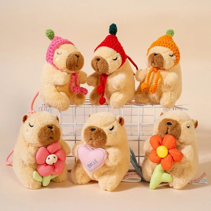 Y&D Internet Bestseller Super Soft Plush Capybara Figurine Blind Box – Stuffed Animal Toy with Angel Backpack Pendant for Kids, Collectible Cuddly Gift - Image 2