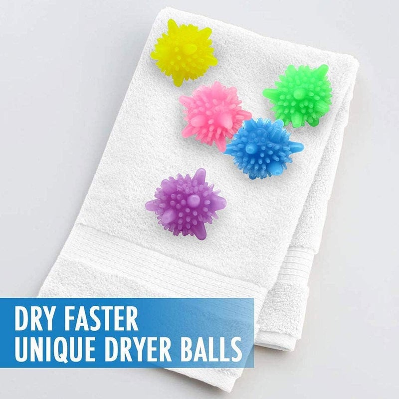Washing Ball Reusable TangleFree EcoFriendly Laundry Scrubbing BallsSolid Colorful Pack Of 12pc - Image 3