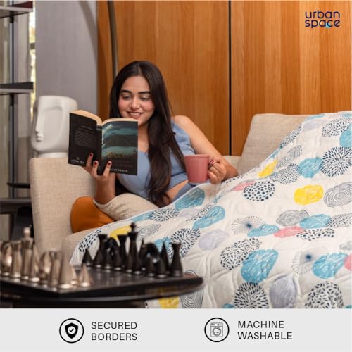 Urban Space AC Blanket for Single Bed, 120 GSM Microfiber 3 Layered Quilted Dohar, Soft Lightweight Reversible Printed Blanket Bed for All Season (Turkey - 145cm x 225cm, Single Size) - Image 3