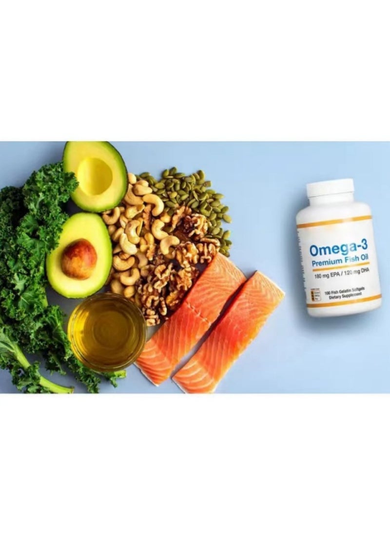California Gold Nutrition - Premium Omega-3 Fish Oil Concentrated Formula With Epa and Dha for Optimal Lipid Profile and Immune Support Gluten-free 100 Fish Gelatin Softgels - Image 1