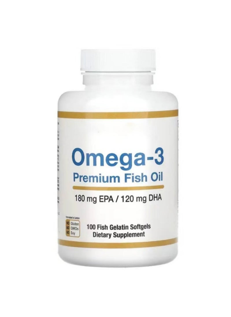 California Gold Nutrition - Premium Omega-3 Fish Oil Concentrated Formula With Epa and Dha for Optimal Lipid Profile and Immune Support Gluten-free 100 Fish Gelatin Softgels - Image 1