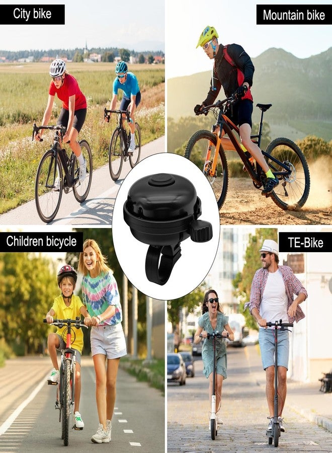 CKANDAY Classic Bike Bell for Adults, Aluminum Bicycle Bell with Loud Crisp Clear Sound, Bicycle Horn Right Hand Use, Easy to Install Cycling Accessories for Mountain Road and Commuter Safety, Black - Image 3