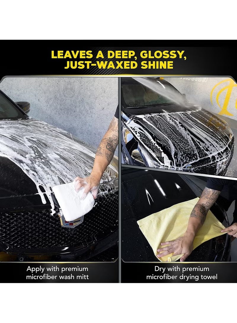 NORA Car Care Shampoo Wax 5L High Foam Car Wash Shampoo with Wax, Thick Cleaning Foam, UV Protection, Scratch-Free Formula, Lemon Fragrance, Biodegradable, Safe for Paint, Plastic, Vinyl & Tyres, N-273 - Image 4