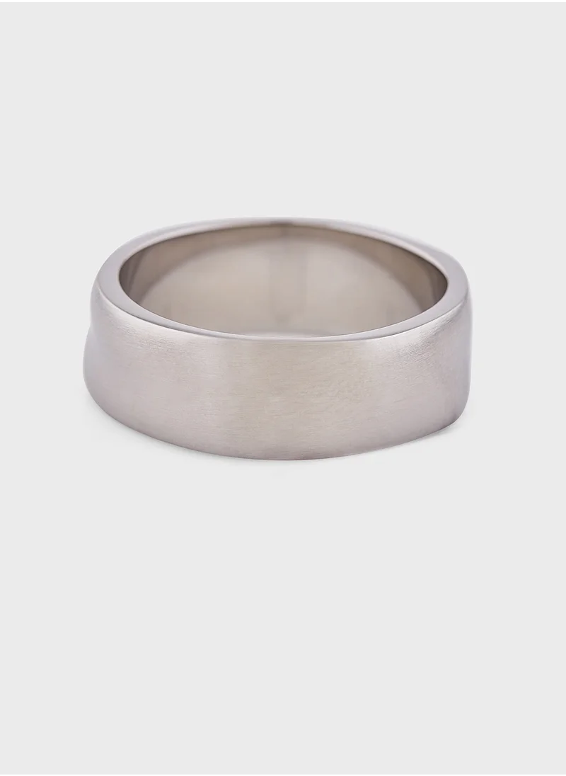 CALVIN KLEIN Ck Metallic Waves  Ring