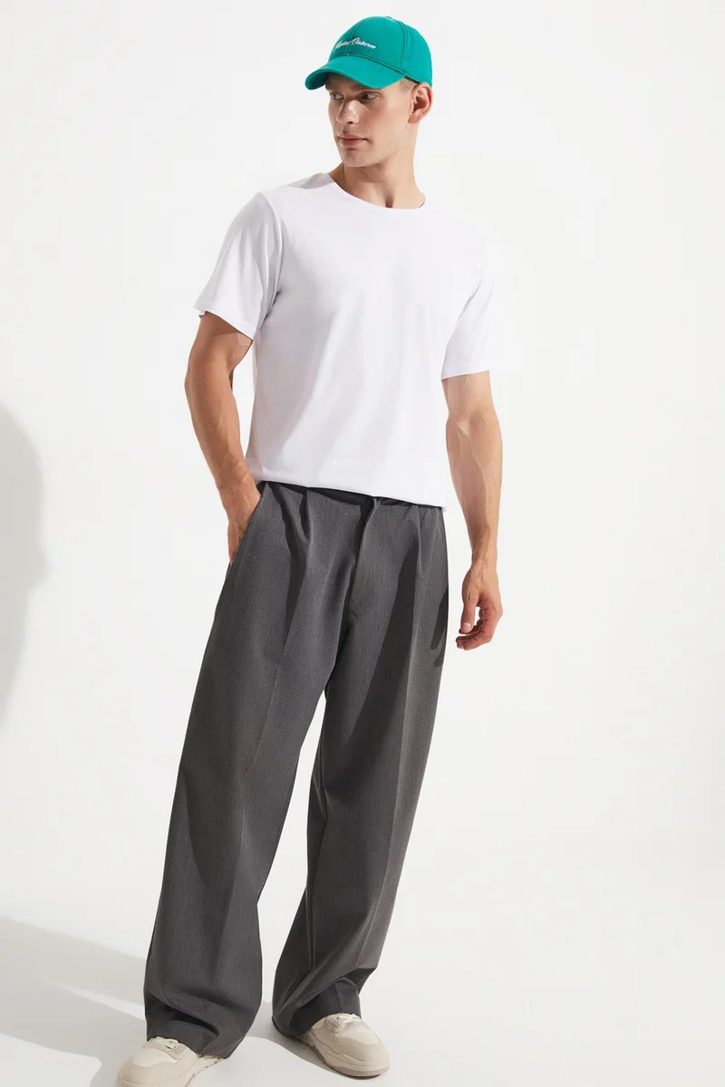 جون Black - White 2 Pack 100% Cotton Basic Men's T-Shirt