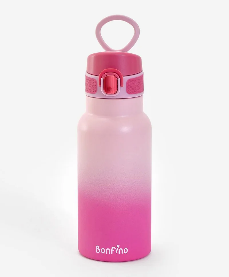 Bonfino Bonfino Water Bottle, Ultimate Convenience, Reliable Performance, Easy to Carry Handle, 3 Years+, 470 mL - Brown