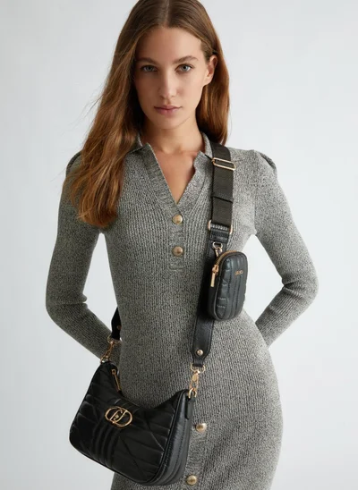 Liu Jo Green quilted shoulder bag