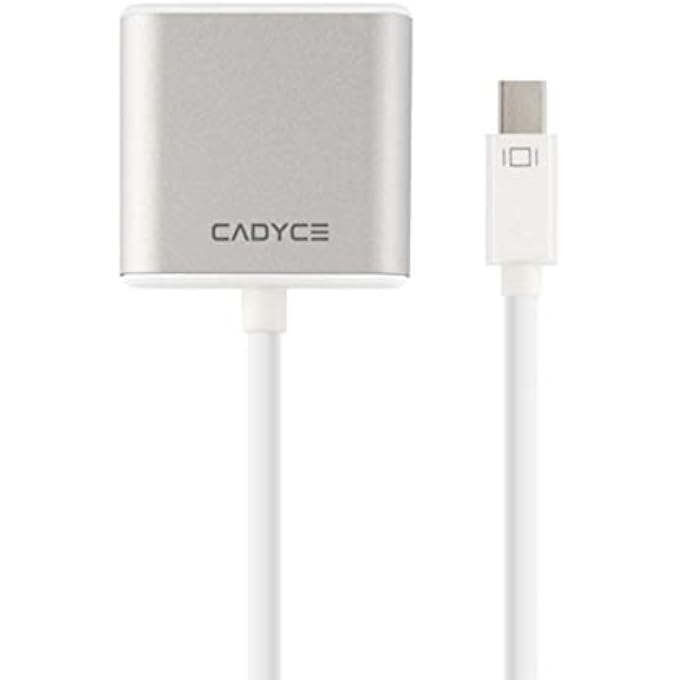 Cadyce MINI DISPLAYPORT (THUNDERBOLT) TO VGA FEMALE ADAPTER FOR MAC AND WINDOWS - CA-MDVGA - Image 2