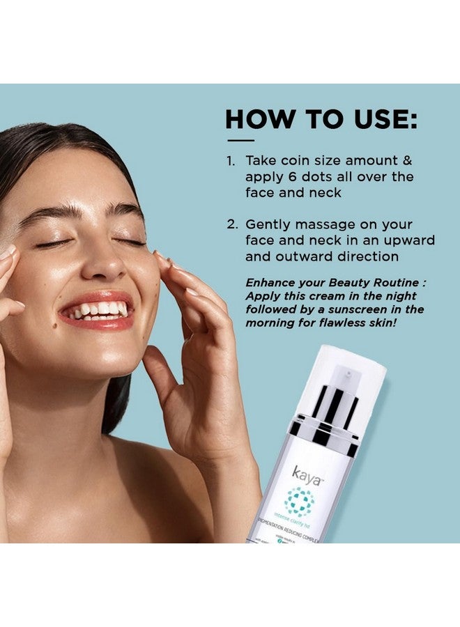 kaya Clinic Pigmentation Reducing Complex Moisturizer 30Ml | Cream For Tanning, Dark Spots, Scars & Pigmentation Removal | All Skin Types - Image 5