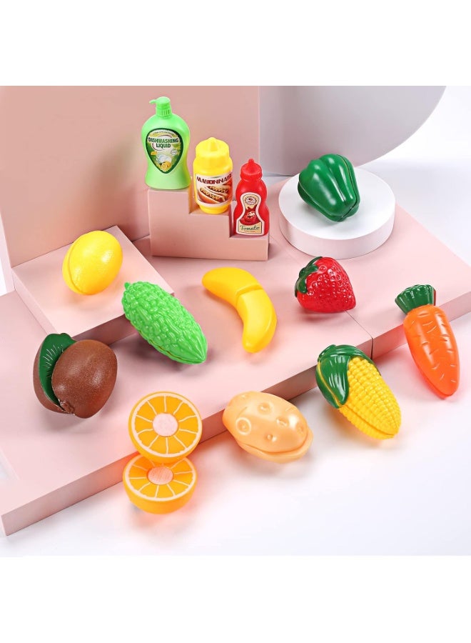 CUTE STONE Color Changing Play Kitchen Sink Toys, Children Electric Dishwasher Playing Toy with Running Water,Upgraded Real Faucet and Play Dishes,Pretend Role Play Toys for Kids Boys Girls - Image 4