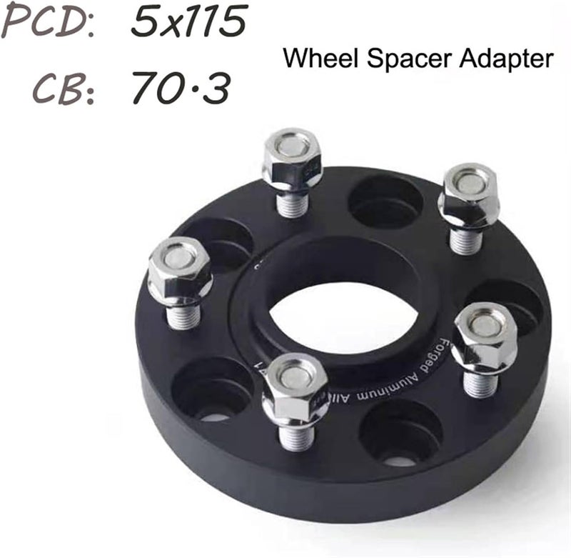 DEMULAX 1 Piece 25mm Wheel Spacer Adapter - Image 2