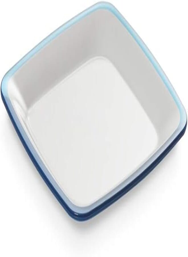 Omada SQUARE Acrylic Squared Dessert Plate, 17 cm - Blue